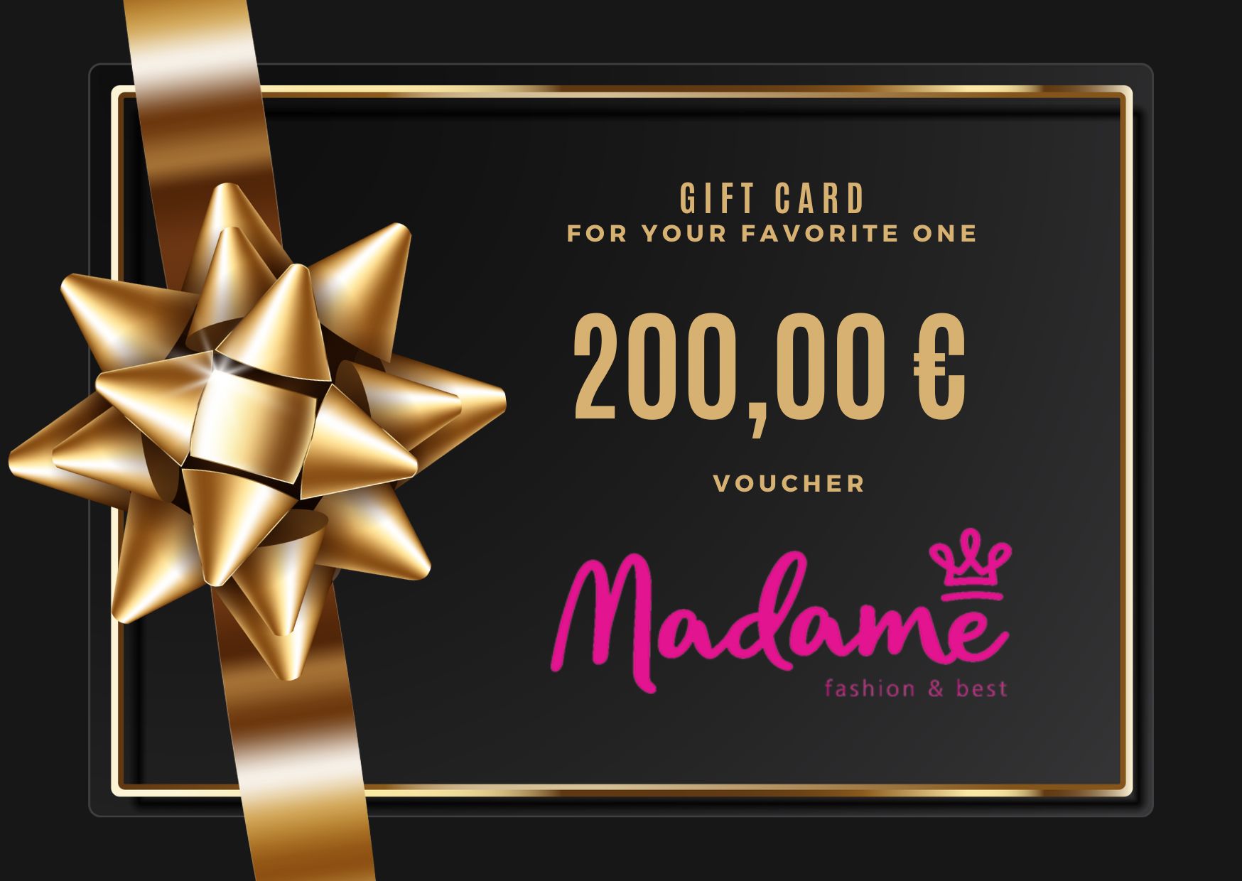 GIFT CARD 200€