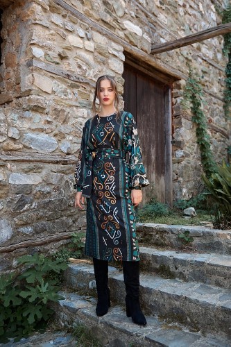 Laurent Dress – Khaki